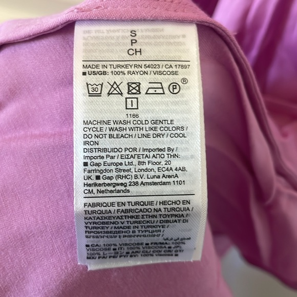 Banana Republic Jessie satin midi Slip dress Small NWOT sexy Classy Pink dress - Picture 9 of 9